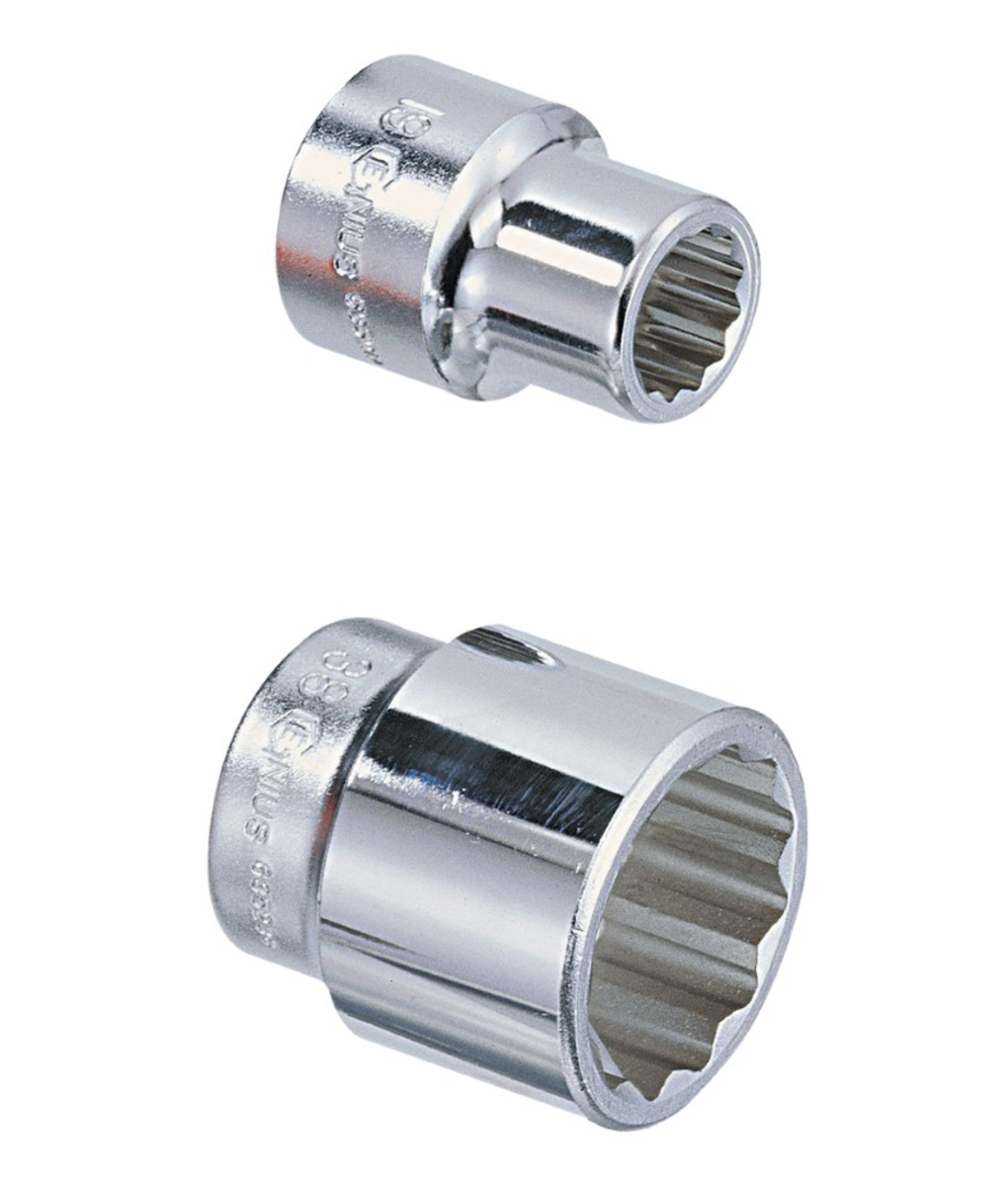 Tubulara scurta 3/4” - 50mm in 12 colturi Genius Tools