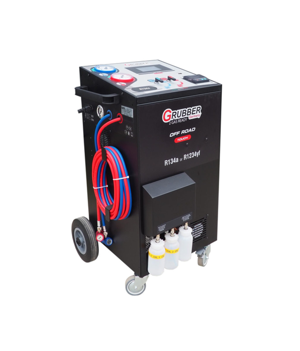 Statie automata pentru intretinere aer conditionat R134A sau 1234YF cu ecran digital Grubber OFF Road Touch
