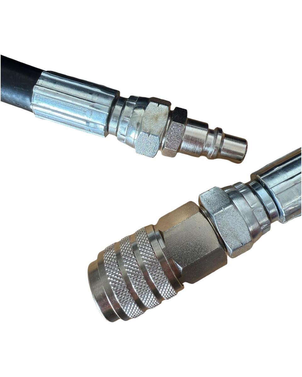 Furtun pentru vulcanizare camionare 13 x 16mm echipat cu cuple GIGANT 1/2"- 20 metri INDESO TOOLS IND-20251320