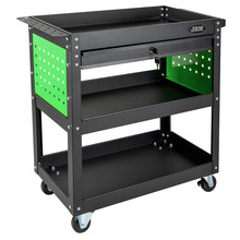 Carucior pentru scule cu 3 rafturi suprapuse si 1 sertar JBM-54499  Carucior pentru scule cu 3 rafturi suprapuse si 1 sertar JBM-54499