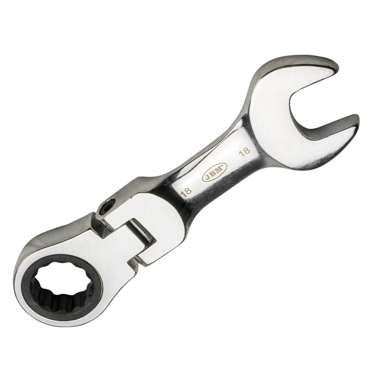 Set chei combinate mini cu clichet articulate 8-19 mm 12piese JBM 54032