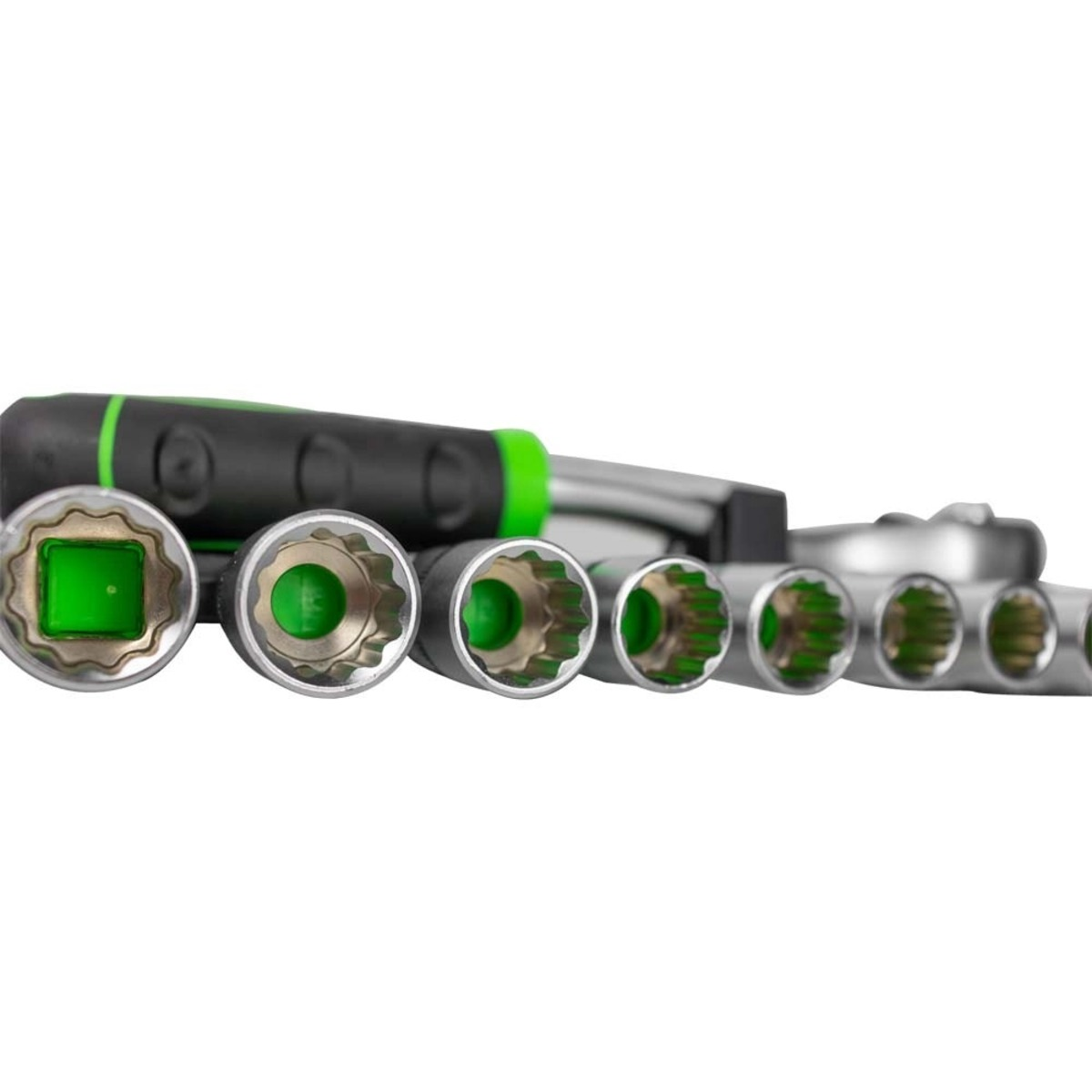 Set chei tubulare in 12 colturi cu antrenor clichet 1/2" - 10 piese JBM 54029 Set chei tubulare in 12 colturi cu antrenor clichet 1/2" - 10 piese JBM 54029