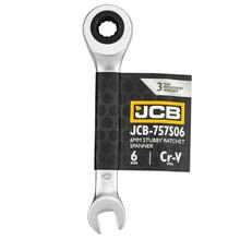 Mini cheie combinata cu clichet 6mm profesionala JCB TOOLS 757S06 Mini cheie combinata cu clichet 6mm profesionala JCB TOOLS 757S06