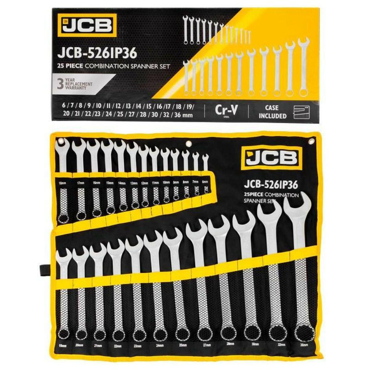 Chei combinate Spanner 6mm - 36mm JCB JCB-5261P36 Chei combinate Spanner 6mm - 36mm JCB JCB-5261P36