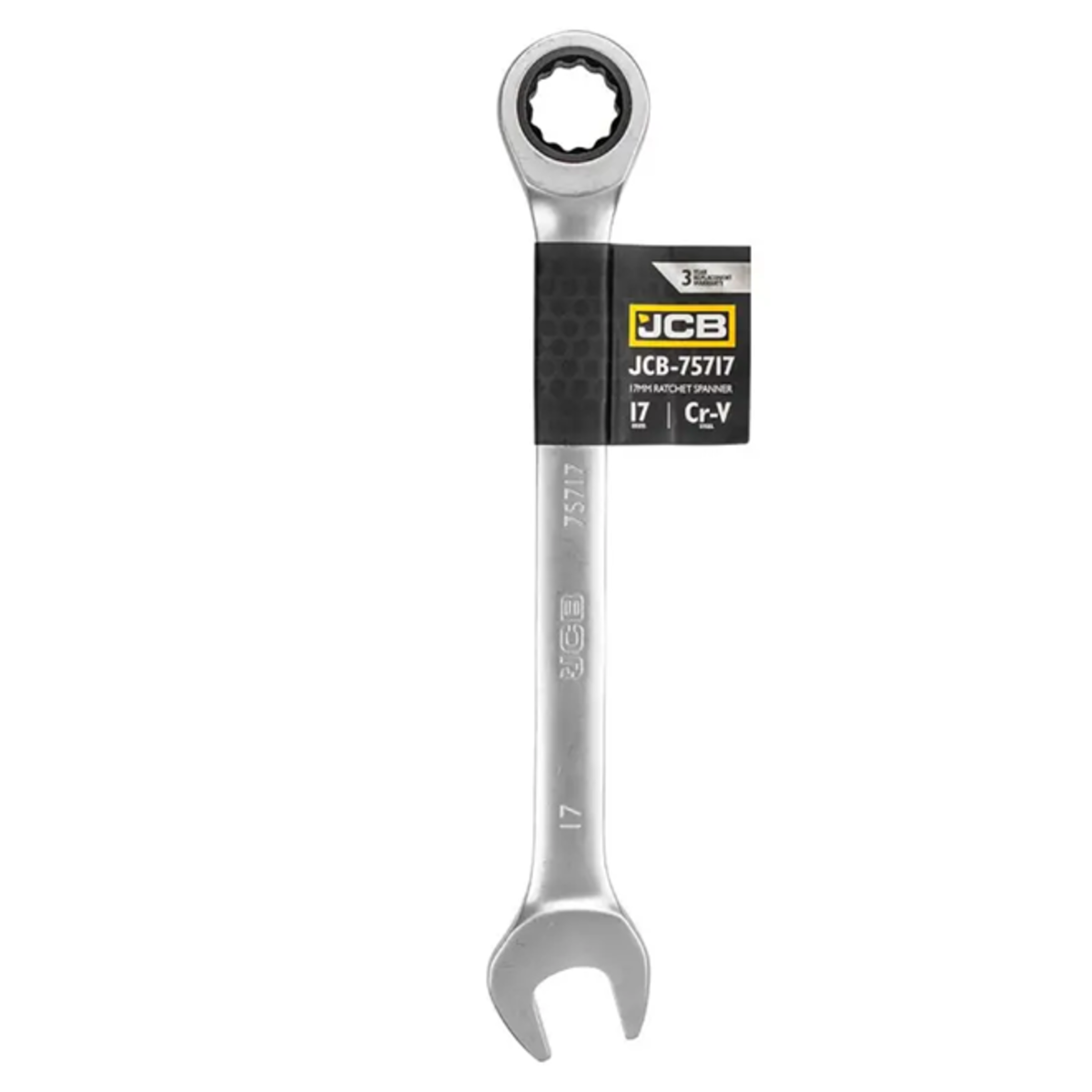 Cheie combinata cu clichet 17mm profesionala JCB TOOLS 75717