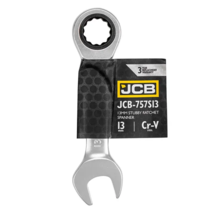 Mini cheie combinata cu clichet 13mm profesionala JCB TOOLS 757S13 Mini cheie combinata cu clichet 13mm profesionala JCB TOOLS 757S13