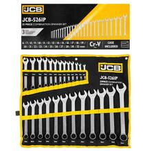 Set chei combinate profesionale 6-32mm JCB TOOLS JCB-526IP (25 piese)  Set chei combinate profesionale 6-32mm JCB TOOLS JCB-526IP (25 piese)