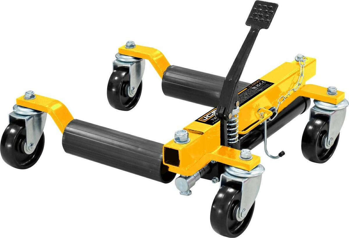 Carucior pentru masini imobilizate cu actionare hidraulica 680 Kg JCB TOOLS JCB-TX9012 Carucior pentru masini imobilizate cu actionare hidraulica 680 Kg JCB TOOLS JCB-TX9012