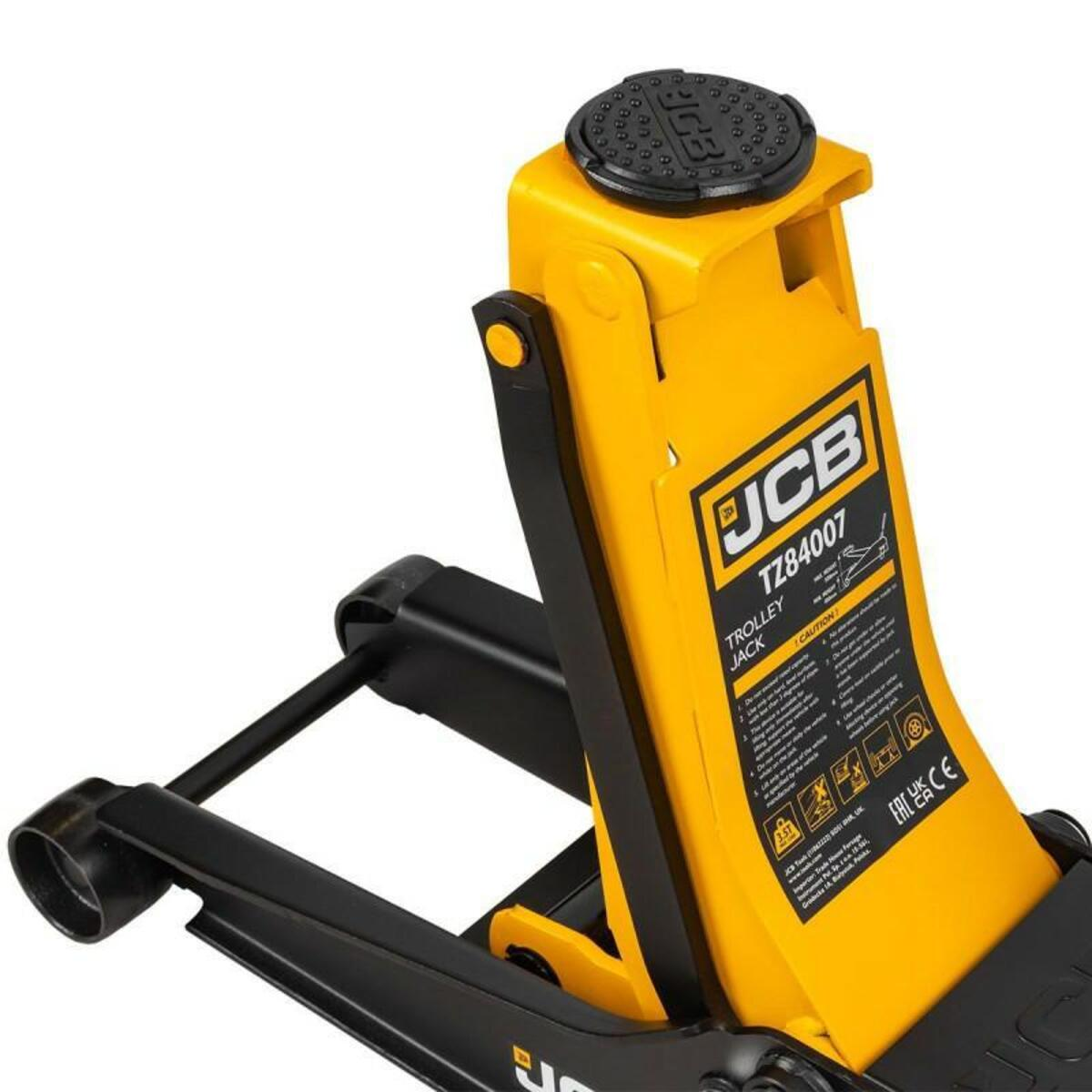 Cric crocodil hidraulic profesional 3.5 tone cu garda joasa 100-508mm JCB Tools JCB-TZ84007