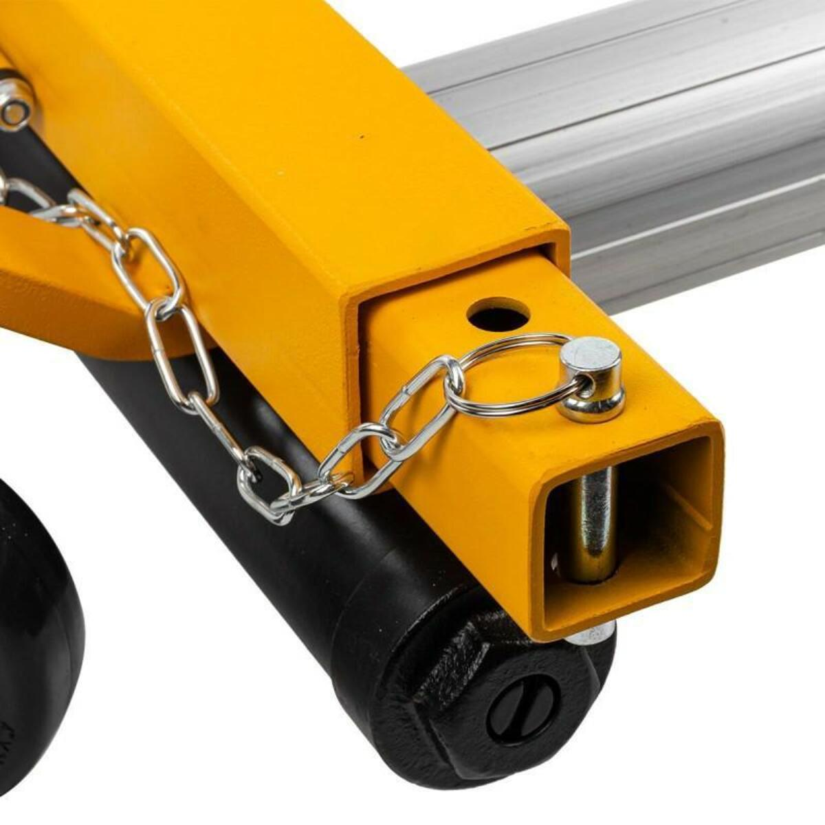 Carucior pentru masini imobilizate cu actionare hidraulica 680 Kg cu role din aluminiu JCB TOOLS JCB-TX9012L Carucior pentru masini imobilizate cu actionare hidraulica 680 Kg cu role din aluminiu JCB TOOLS JCB-TX9012L