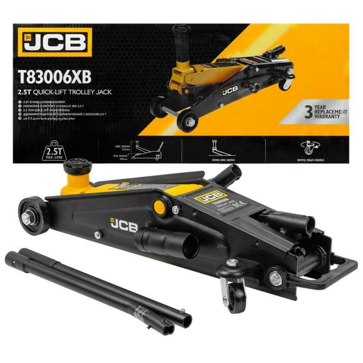 Cric crocodil hidraulic 2.5 tone hobby 150-530mm JCB Tools JCB-T83006XB Cric crocodil hidraulic 2.5 tone hobby 150-530mm JCB Tools JCB-T83006XB