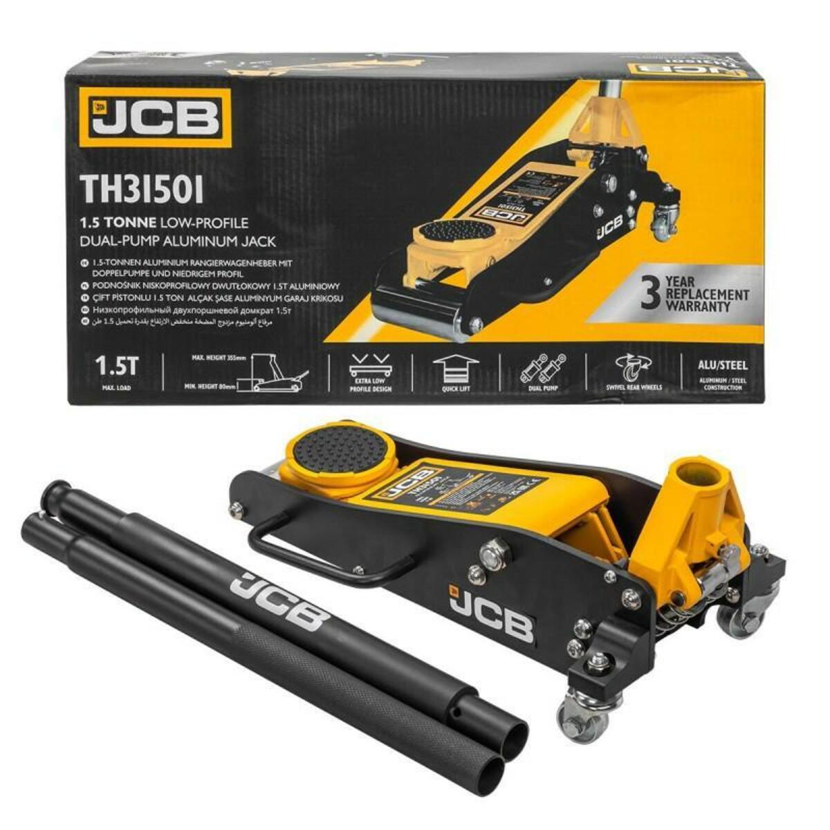 Cric crocodil profesional din aluminiu 1.5 tone special Raccing 80-355mm JCB Tools JCB-TH31501 Cric crocodil profesional din aluminiu 1.5 tone special Raccing 80-355mm JCB Tools JCB-TH31501