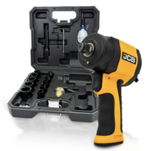 Trusa mini Pistol pneumatic 1/2" - 1200Nm cu tubulare de impact 9-27mm JCB Tools JCB-RP9515-KIT Trusa mini Pistol pneumatic 1/2" - 1200Nm cu tubulare de impact 9-27mm JCB Tools JCB-RP9515-KIT
