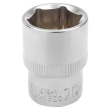 Cheie tubulara scurta 1/2" - 20mm in 6 colturi JCB TOOLS  JCB-54520 Cheie tubulara scurta 1/2" - 20mm in 6 colturi JCB TOOLS  JCB-54520