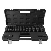 Set tubulare lungi de impact profesionale 1/2" 10 - 36mm JCB Tools JCB-4166D-5MPB Set tubulare lungi de impact profesionale 1/2" 10 - 36mm JCB Tools JCB-4166D-5MPB