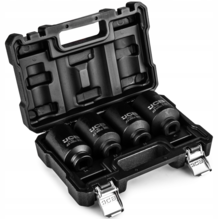 Trusa chei tubulare de impact lungi 1/2" in 12 colturi 34 - 41mm JCB TOOLS JCB-4045-9MPB Trusa chei tubulare de impact lungi 1/2" in 12 colturi 34 - 41mm JCB TOOLS JCB-4045-9MPB