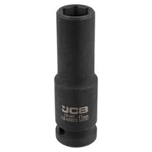 Tubulara de impact lunga 1/2"-13mm in 6 colturi JCB TOOLS JCB-4458513 Tubulara de impact lunga 1/2"-13mm in 6 colturi JCB TOOLS JCB-4458513