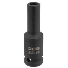 Tubulara de impact lunga 1/2"-9mm in 6 colturi JCB TOOLS JCB-4458509  Tubulara de impact lunga 1/2"-9mm in 6 colturi JCB TOOLS JCB-4458509