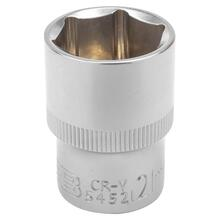 Cheie tubulara scurta 1/2" - 21mm in 6 colturi JCB TOOLS  JCB-54521 Cheie tubulara scurta 1/2" - 21mm in 6 colturi JCB TOOLS  JCB-54521