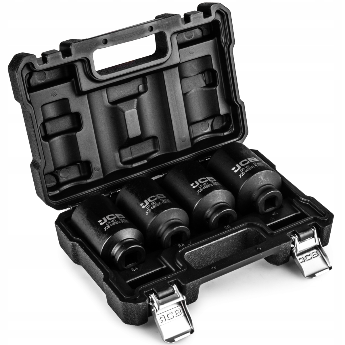 Trusa chei tubulare de impact lungi 1/2" in 12 colturi 34 - 41mm JCB TOOLS JCB-4045-9MPB Trusa chei tubulare de impact lungi 1/2" in 12 colturi 34 - 41mm JCB TOOLS JCB-4045-9MPB