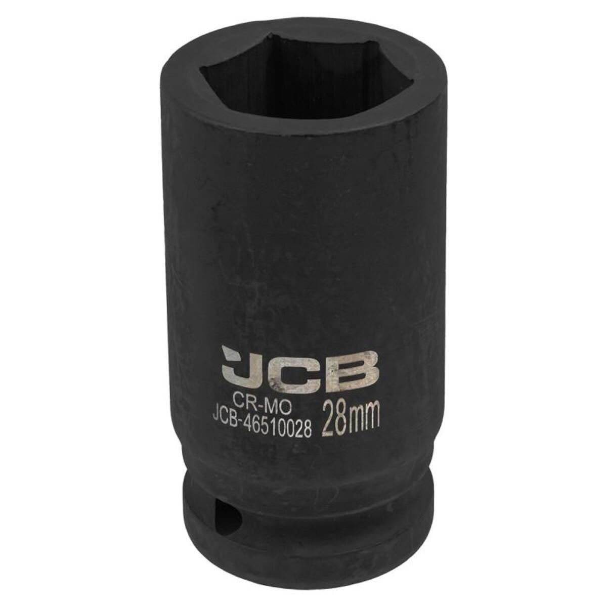Tubulara de impact lunga 3/4”- 28mm in 6 colturi JCB Tools JCB-46510028 Tubulara de impact lunga 3/4”- 28mm in 6 colturi JCB Tools JCB-46510028