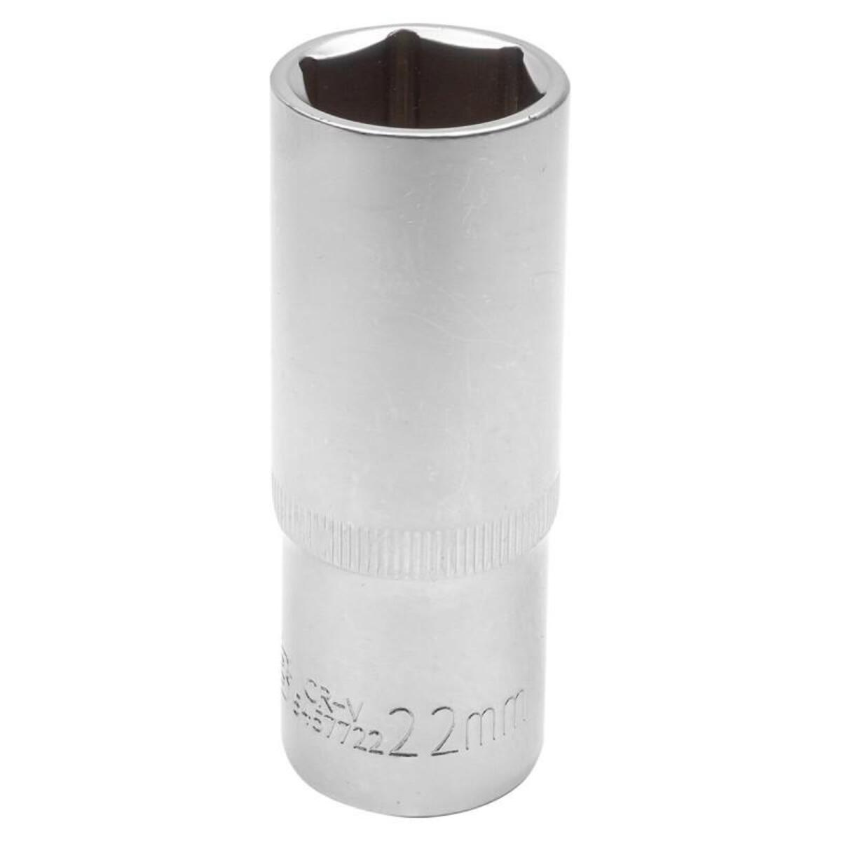 Cheie tubulara lunga 1/2" - 22mm in 6 colturi JCB TOOLS JCB-5457722 Cheie tubulara lunga 1/2" - 22mm in 6 colturi JCB TOOLS JCB-5457722