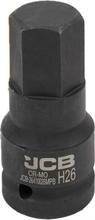 Cap imbus de impact 3/4" - 26mm JCB TOOLS JCB-26410026MPB Cap imbus de impact 3/4" - 26mm JCB TOOLS JCB-26410026MPB