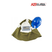 Masca + casca de protectie pentru sablare KB Global PI-4