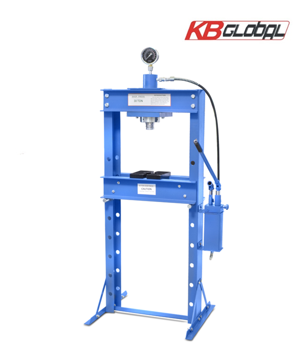 Presa hidraulica cu pompa dubla pentru atelier 30 tone KB Global T61230B