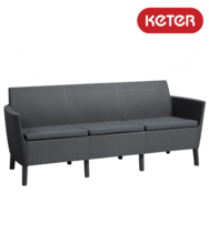 Canapea cu 3 locuri graphite Selemo Keter 13.250.760.00123 Canapea cu 3 locuri graphite Selemo Keter 13.250.760.00123
