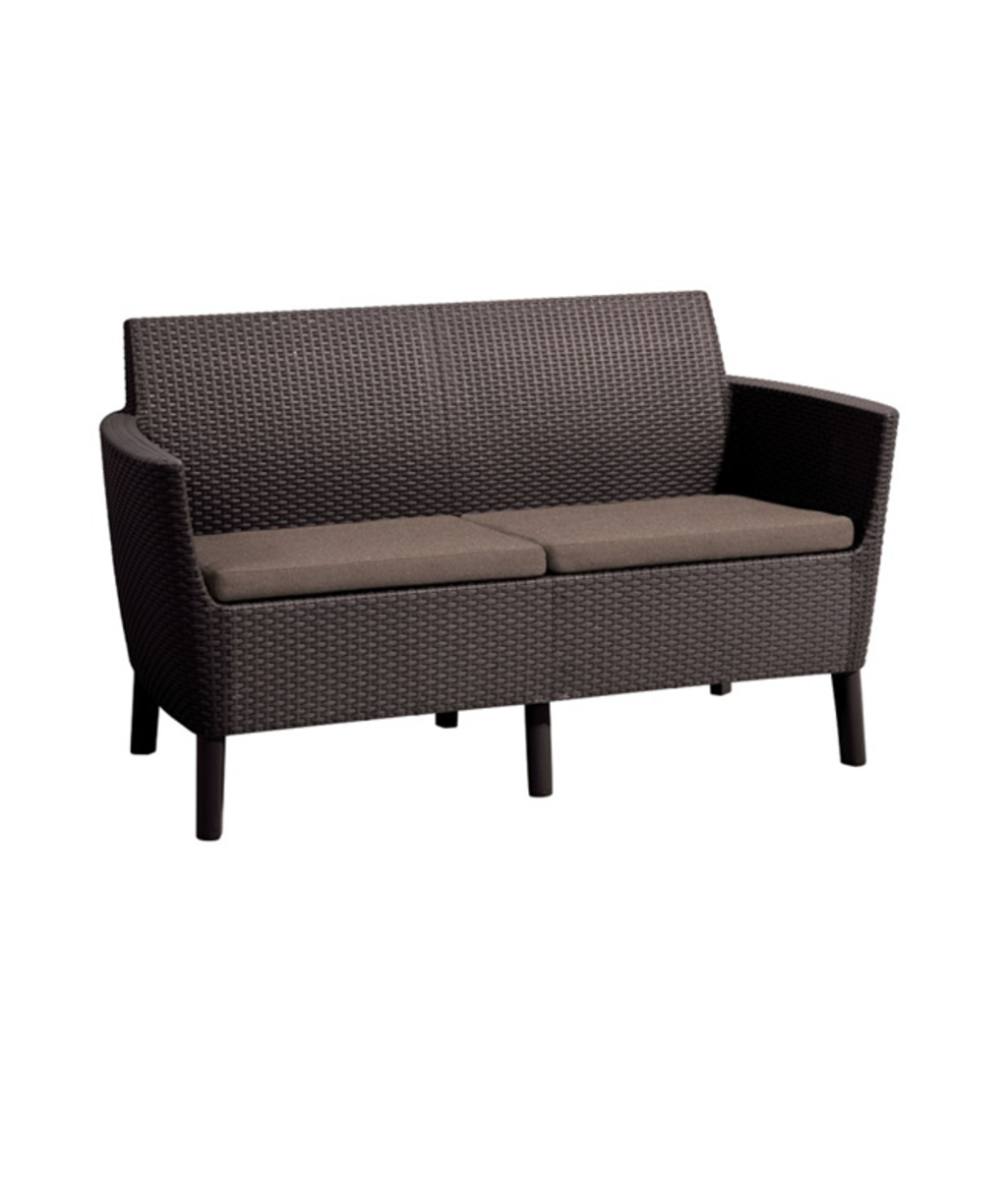 Canapea cu 2 locuri maro Selemo Keter 13.250.760.00122