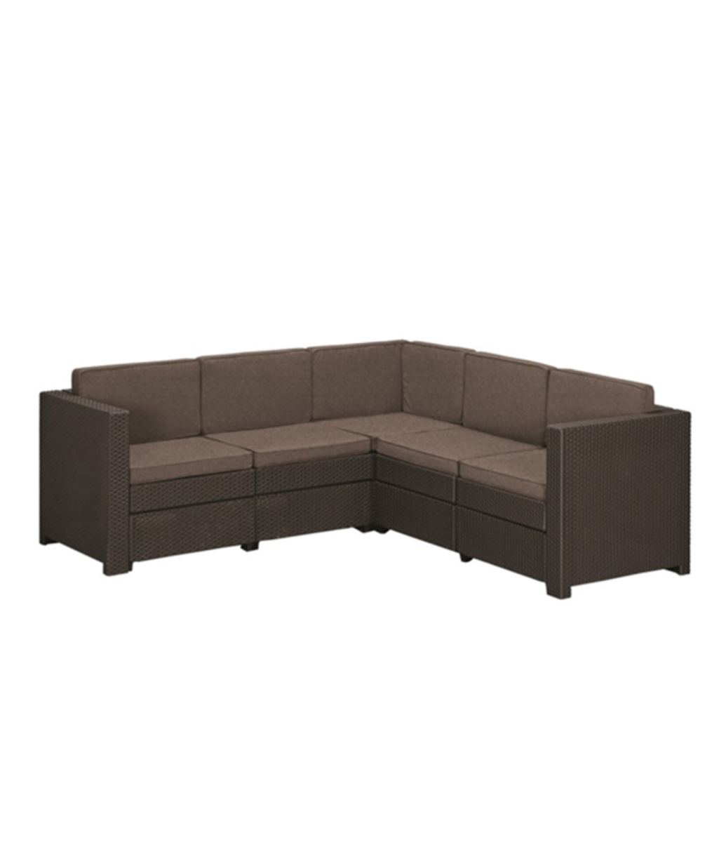 Set mobilier de gradina fara masa maro Provence Keter 244415 Set mobilier de gradina fara masa maro Provence Keter 244415