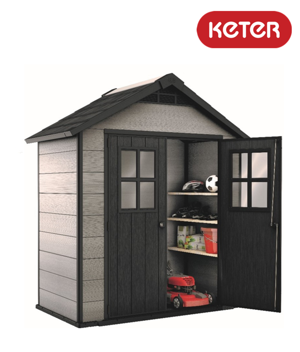 Casuta de gradina Keter Oakland 754 cu usa dubla Casuta de gradina Keter Oakland 754 cu usa dubla