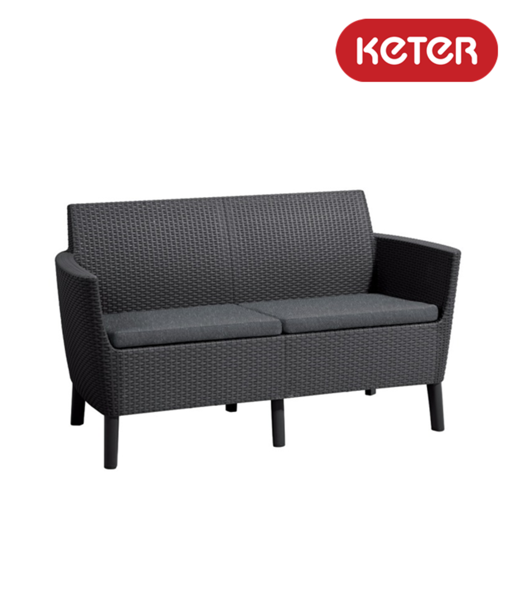 Canapea cu 2 locuri graphite Selemo Keter 13.250.760.00125 Canapea cu 2 locuri graphite Selemo Keter 13.250.760.00125