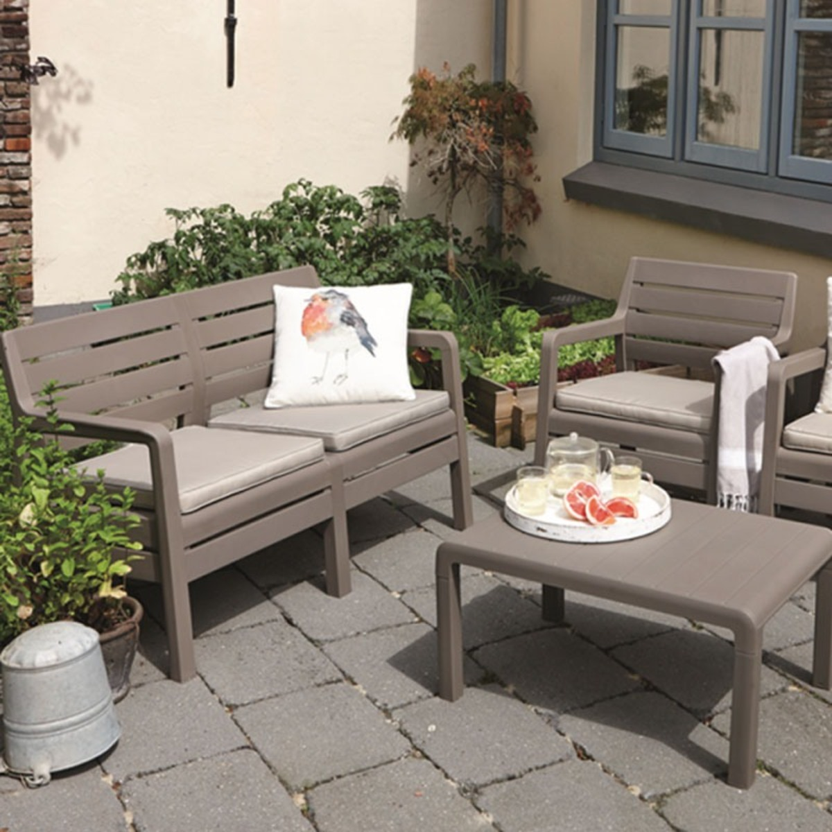 Set mobilier gradina Keter Delano Cappuccino 237070