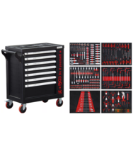 Dulap de scule profesional cu 7 sertare echipat cu 250 piese BGS - Do it yourself 6058 Dulap de scule profesional cu 7 sertare echipat cu 250 piese BGS - Do it yourself 6058