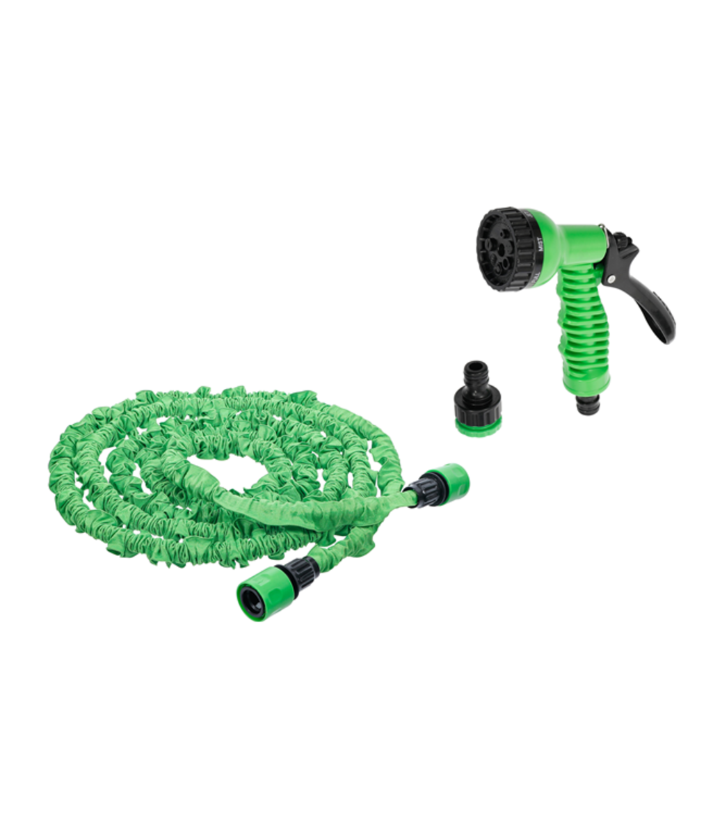 Set furtun de gradina + pistol pentru stropit 7 functii BGS - Do it yourself 70903