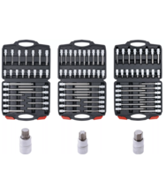 Pachet 3 x Truse biti Torx + Spline + Imbus 1/2"  88 piese BGS Do it yourself 5186 Pachet 3 x Truse biti Torx + Spline + Imbus 1/2"  88 piese BGS Do it yourself 5186