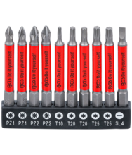 Trusa insurubare cu biti magnetici si sistem antialunecare 10 piese BGS - Do it yourself 4831 Trusa insurubare cu biti magnetici si sistem antialunecare 10 piese BGS - Do it yourself 4831