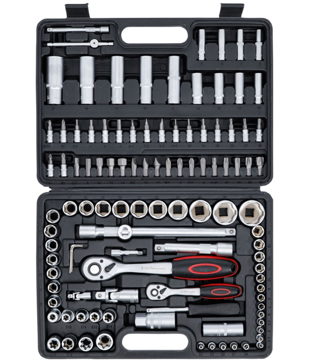 Trusa de scule 1/4"- 1/2"  Super Look 108 piese BGS Do it yourself 2287 Trusa de scule 1/4"- 1/2"  Super Look 108 piese BGS Do it yourself 2287