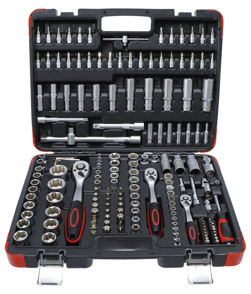 Trusa de scule 1/4"-3/8"-1/2" 172 piese BGS Do it yourself 2283 Trusa de scule 1/4"-3/8"-1/2" 172 piese BGS Do it yourself 2283