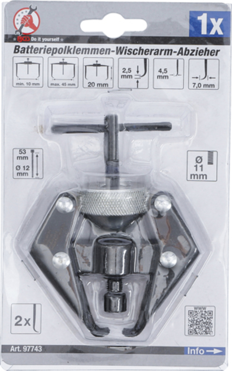 Presa pentru stergatoare parbriz si borne de baterie BGS - Do it yourself Presa pentru stergatoare parbriz si borne de baterie BGS - Do it yourself