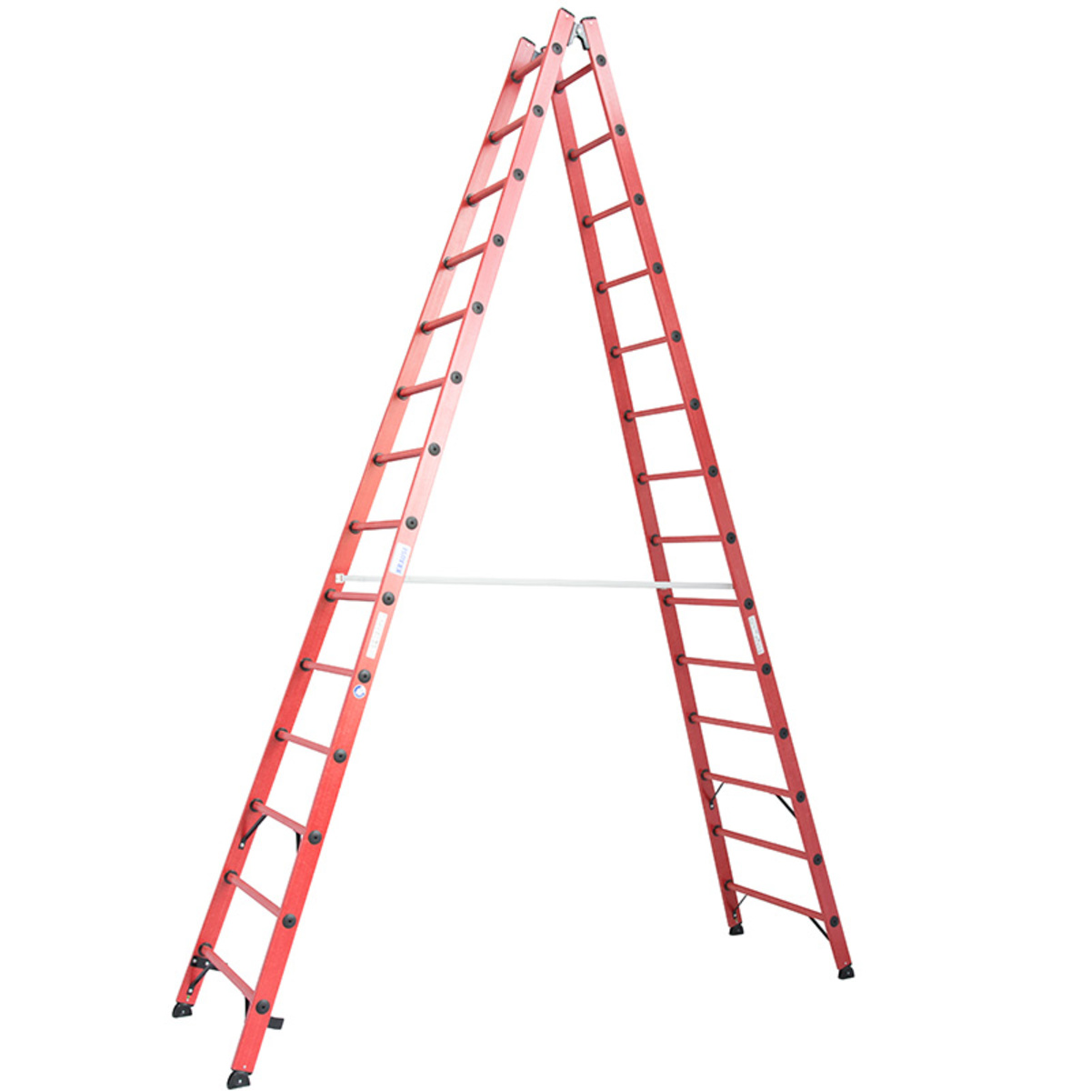 Scara dubla electroizolanta din fibra de sticla 2x14 trepte Krause KR-819765