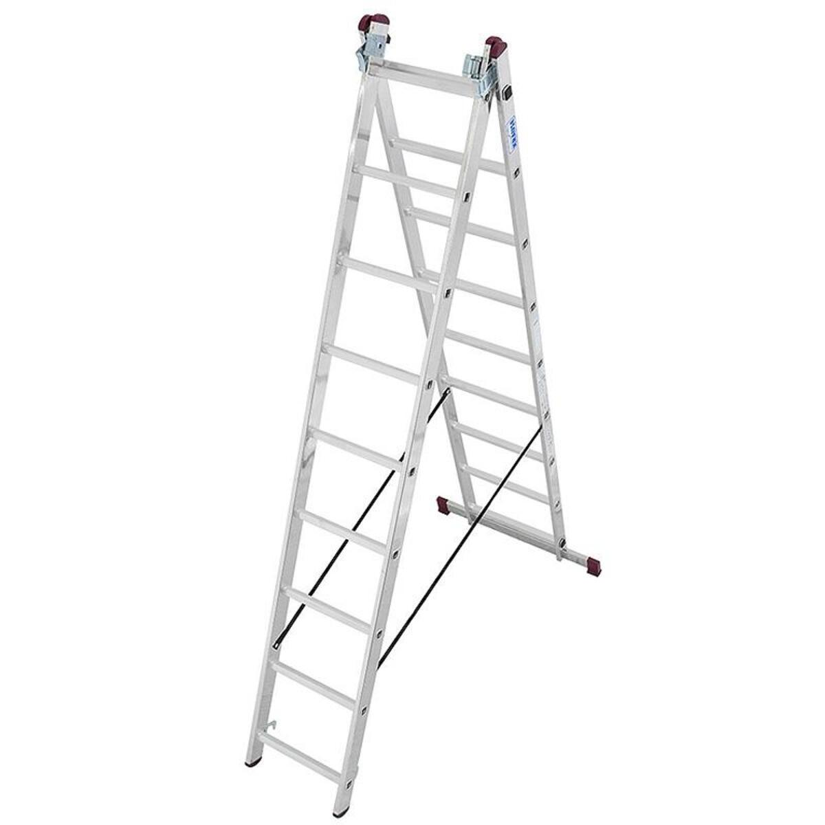 Scara Corda multifunctionala din aluminiu 3x10 trepte Krause KR-030405