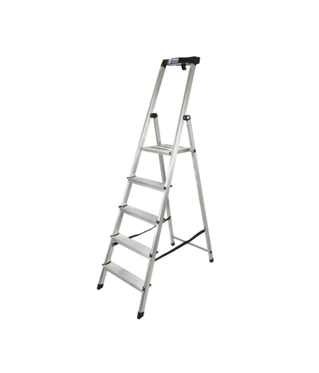 Scara Monto Safety dubla cu 5 trepte pe o parte Krause KR-126337 Scara Monto Safety dubla cu 5 trepte pe o parte Krause KR-126337