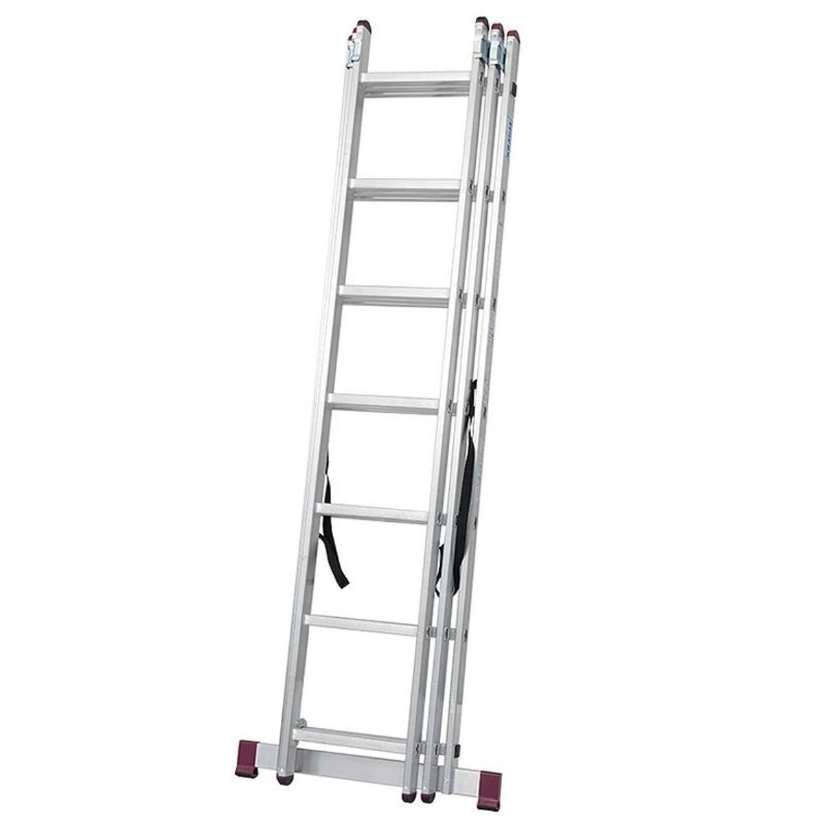 Scara Corda multifunctionala din aluminiu 3x10 trepte Krause KR-030405