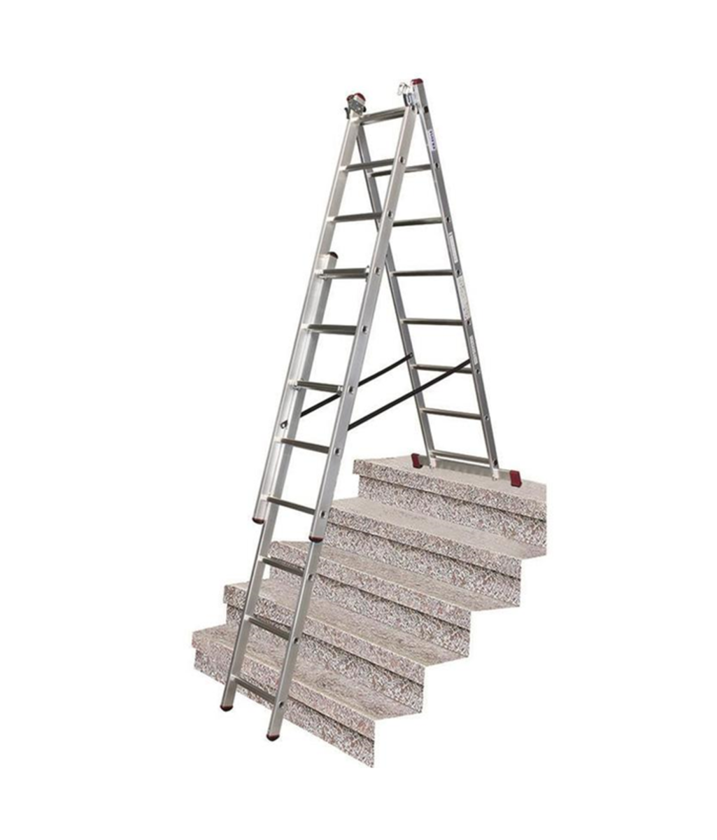Scara Corda multifunctionala din aluminiu 3x6 trepte Krause KR-033369 Scara Corda multifunctionala din aluminiu 3x6 trepte Krause KR-033369