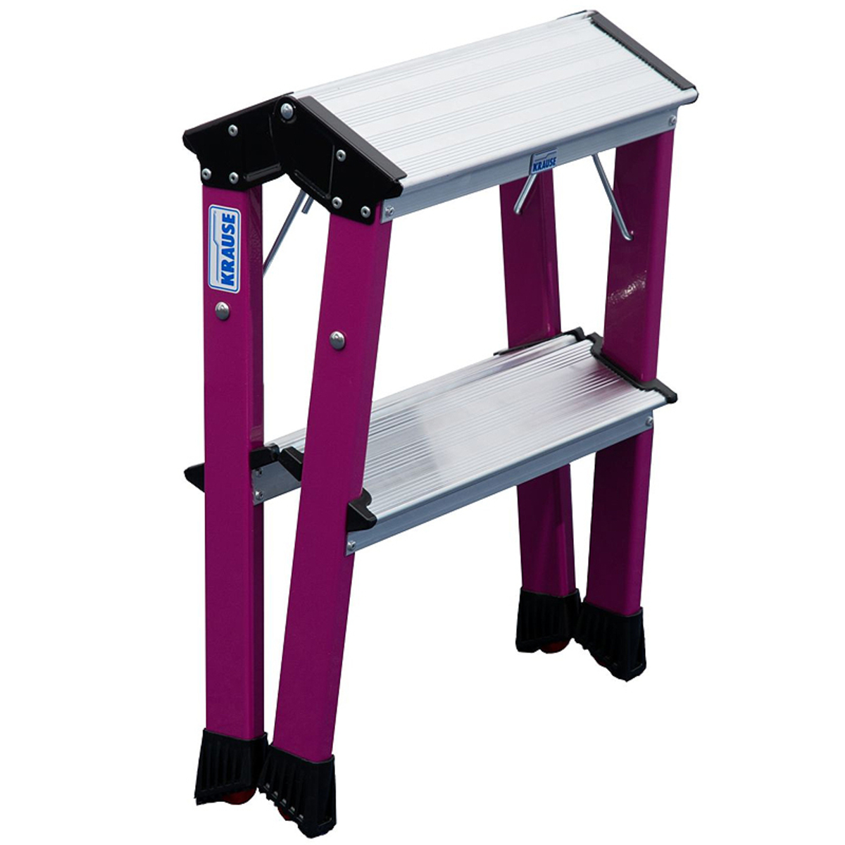Scara Monto Rolly dubla 2x2 trepte, cu roti retractabile Krause KR-130136 Scara Monto Rolly dubla 2x2 trepte, cu roti retractabile Krause KR-130136