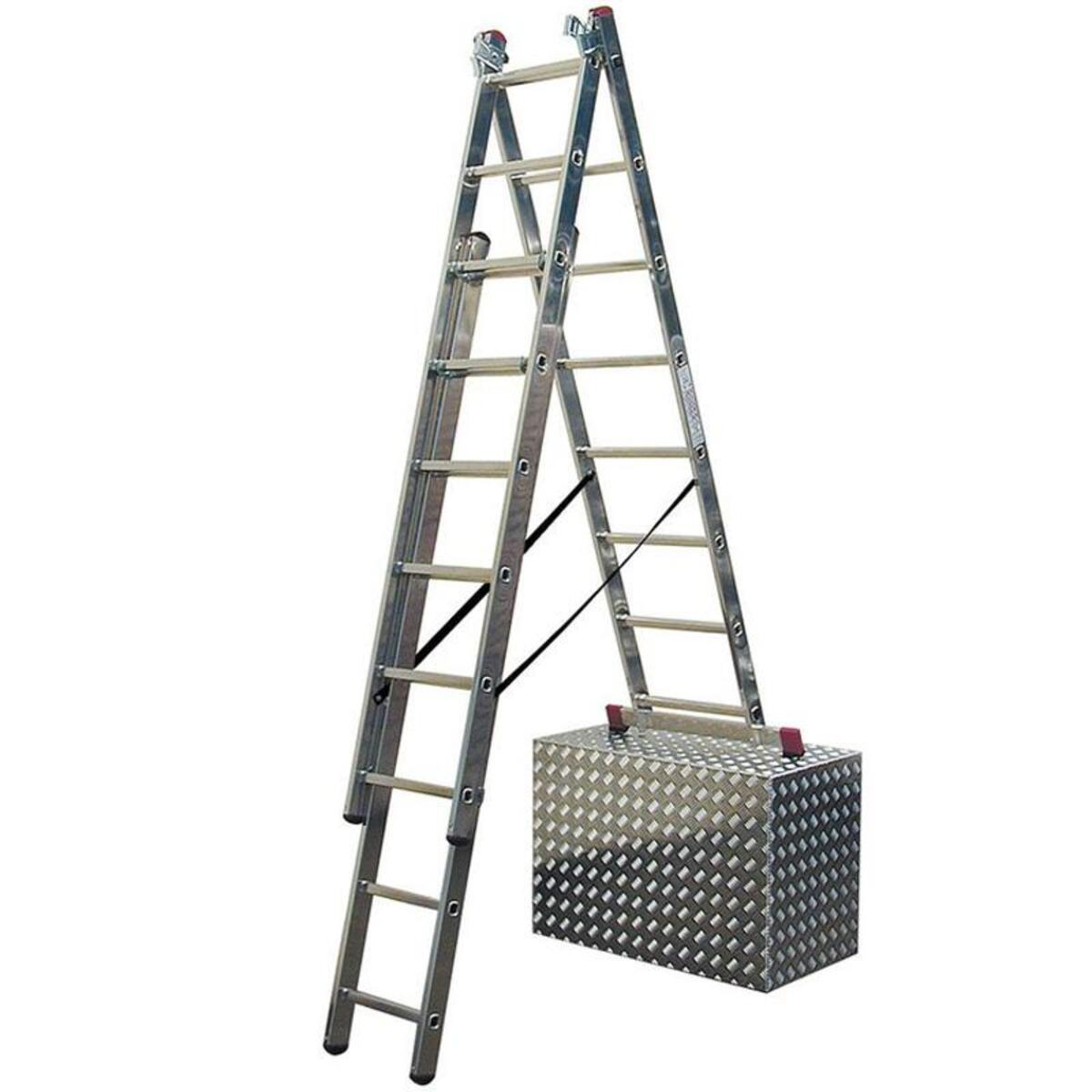 Scara Corda multifunctionala din aluminiu cu functie de egalizare 3x8 trepte Krause KR-033383 Scara Corda multifunctionala din aluminiu cu functie de egalizare 3x8 trepte Krause KR-033383