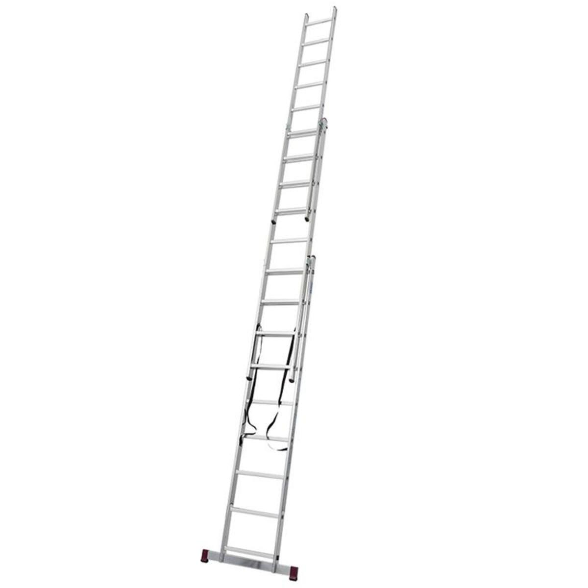 Scara Corda multifunctionala din aluminiu, cu functie de egalizare 3x9 trepte Krause KR-033390